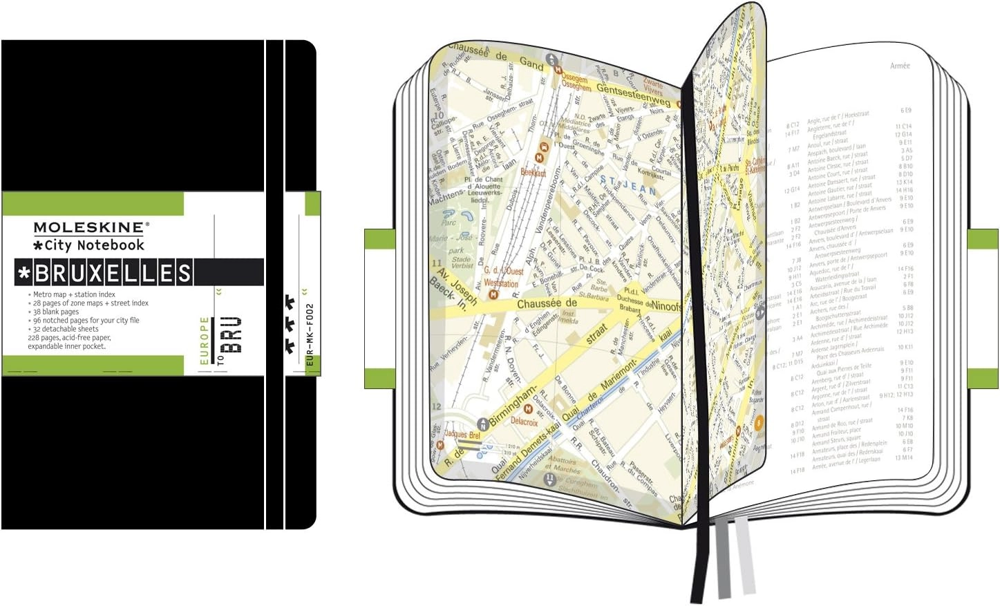 Een City Notebook BRUXELLES ** zonder recht van retour ** koop je bij Moleskine.nl